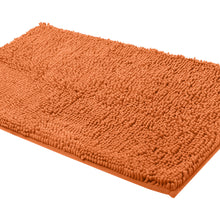 Load image into Gallery viewer, Rectangle Microfiber Bathroom Rug, 24x39 inch, Orange