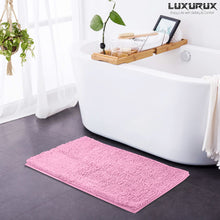 Load image into Gallery viewer, Rectangle Microfiber Bathroom Rug, 24x39 inch, Pink