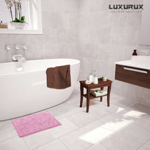 Load image into Gallery viewer, Rectangle Microfiber Bathroom Rug, 15x23 inch, Pink