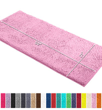 Load image into Gallery viewer, Runner Microfiber Bathroom Rug, 21x59 inch, Orange