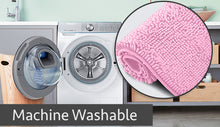 Load image into Gallery viewer, U-Shaped Toilet Bathroom Rug, 20x20, Pink