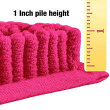Load image into Gallery viewer, U-Shaped Toilet Bathroom Rug, 20x23, Hot Pink