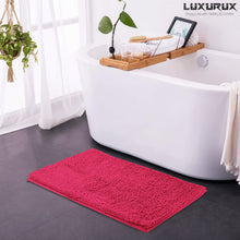 Load image into Gallery viewer, Rectangle Microfiber Bathroom Rug, 24x39 inch, Hot Pink