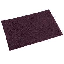 Load image into Gallery viewer, Microfiber Bathroom Rectangle Rug, 20x30 Inch, Plum