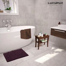 Load image into Gallery viewer, Microfiber Bathroom Rectangle Rug, 20x30 Inch, Plum