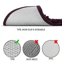 Load image into Gallery viewer, Luxury Chenille Bathroom Rugs 2-Piece Bath Mat Set, Small, Plum