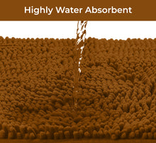 Load image into Gallery viewer, 2 Piece Bath Rug + Square Cutout Toilet Mat Set, Pumpkin