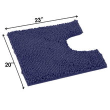 Load image into Gallery viewer, U-Shaped Toilet Bathroom Rug, 20x23, Purple