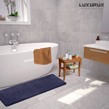 Load image into Gallery viewer, Rectangle Microfiber Bathroom Rug, 27x47 inch, Purple