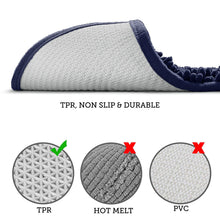 Load image into Gallery viewer, Rectangle Microfiber Bathroom Rug, 27x47 inch, Blue-purple