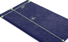 Load image into Gallery viewer, Rectangle Microfiber Bathroom Rug, 24x36 inch, Purple