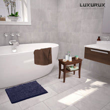 Load image into Gallery viewer, Microfiber Bathroom Rectangle Rug, 20x30 Inch, Blue-purple