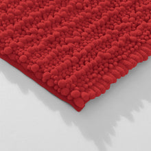 Load image into Gallery viewer, Rectangular 2 Piece Bath Rug Set | 20x30 + 15x23 inch | Red