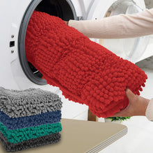 Load image into Gallery viewer, 2 Piece Rectangular Bath Rug Set, 15x23 + 24x36 inch, Red