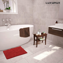 Load image into Gallery viewer, Microfiber Bathroom Rectangle Rug, 20x30 Inch, Red