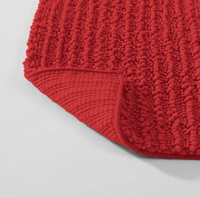 Load image into Gallery viewer, Rectangular 2 Piece Bath Rug Set | 20x30 + 15x23 inch | Red