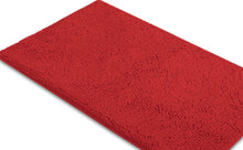 Load image into Gallery viewer, Rectangle Microfiber Bathroom Rug, 24x36 inch, Red