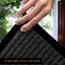 Load image into Gallery viewer, Rubber DoorMat Heavy Duty for Indoor Outdoor, Durable