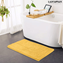Load image into Gallery viewer, Rectangle Microfiber Bathroom Rug, 24x39 inch, Sunshine Yellow