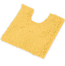 Load image into Gallery viewer, U-Shaped Toilet Bathroom Rug, 20x20 inch, Sunshine Yellow