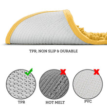 Load image into Gallery viewer, U-Shaped Toilet Bathroom Rug, 20x20 inch, Sunshine Yellow