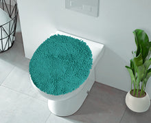Load image into Gallery viewer, LuxUrux Toilet Lid Cover, Round, Turquoise