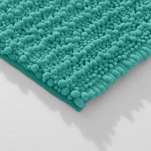 Load image into Gallery viewer, Rectangular 2 Piece Bath Rug Set, 15x23 + 27x47 inch, Turquoise