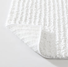 Load image into Gallery viewer, Rectangular 2 Piece Bath Rug Set | 20x30 + 15x23 inch | White