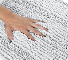 Load image into Gallery viewer, 2 Piece Rectangular Bath Rug Set, 15x23 + 27x47 inch, White
