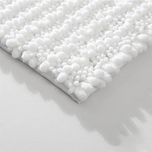 Load image into Gallery viewer, Rectangular 2 Piece Bath Rug Set, 15x23 + 27x47 inch, White