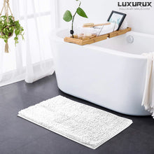 Load image into Gallery viewer, Rectangle Microfiber Bathroom Rug, 24x39 inch, White