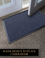 Load image into Gallery viewer, Durable Rubber Door Mat Heavy Duty for Indoor Outdoor, 23x35 Inch
