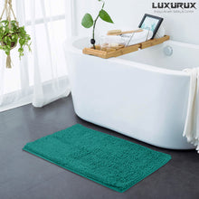 Load image into Gallery viewer, Rectangle Microfiber Bathroom Rug, 24x39 inch, Turquoise