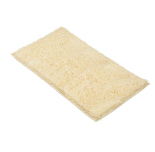 Load image into Gallery viewer, Rectangle Microfiber Bathroom Rug, 24x39 inch, Cream
