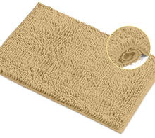 Load image into Gallery viewer, Rectangle Microfiber Bathroom Rug, 15x23 inch, Beige
