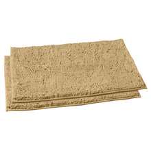 Load image into Gallery viewer, Microfiber Rectangular Mats, 20x30 Inch 2 Pack Set, Beige
