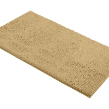 Load image into Gallery viewer, Rectangle Microfiber Bathroom Rug, 27x47 inch, Beige
