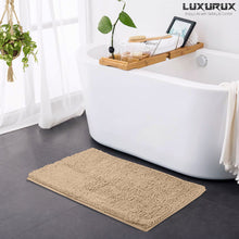 Load image into Gallery viewer, Rectangle Microfiber Bathroom Rug, 24x39 inch, Beige

