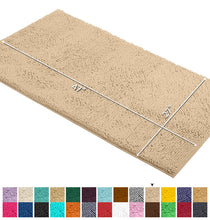 Load image into Gallery viewer, Rectangle Microfiber Bathroom Rug, 27x47 inch, Birch
