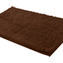 Load image into Gallery viewer, Rectangle Microfiber Bathroom Rug, 24x39 inch, Brown
