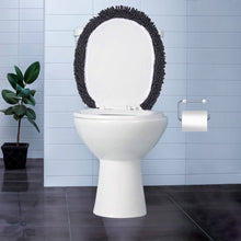 Load image into Gallery viewer, LuxUrux Toilet Lid Cover, Elongated, Charcoal
