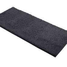 Load image into Gallery viewer, Runner Microfiber Bathroom Rug, 21x59 inch, Charcoal
