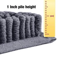 Load image into Gallery viewer, Luxury Chenille Bathroom Rugs 2-Piece Bath Mat Set, Small, Dark Gray
