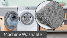 Load image into Gallery viewer, Luxury Microfiber 2-Piece Toilet &amp; Bath Mat Set, XL, Light Grey
