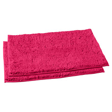 Load image into Gallery viewer, Microfiber Rectangular Mats, 20x30 Inch 2 Pack Set, Hot Pink

