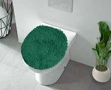 Load image into Gallery viewer, LuxUrux Toilet Lid Cover, Round, Hunter Green
