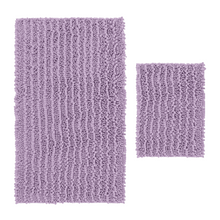 Load image into Gallery viewer, Rectangular 2 Piece Bath Rug Set, 15x23 + 27x47 inch, Lavender
