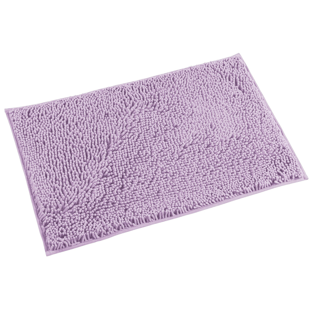 Microfiber Bathroom Rectangle Rug, 20x30 Inch, Lavender