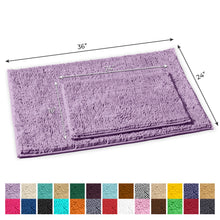 Load image into Gallery viewer, 2-Piece Rectangular Mats Set, Large, Lavender
