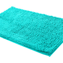 Load image into Gallery viewer, Rectangle Microfiber Bathroom Rug, 24x39 inch, Light Blue

